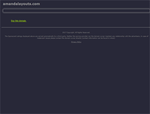 Tablet Screenshot of amandalayouts.com